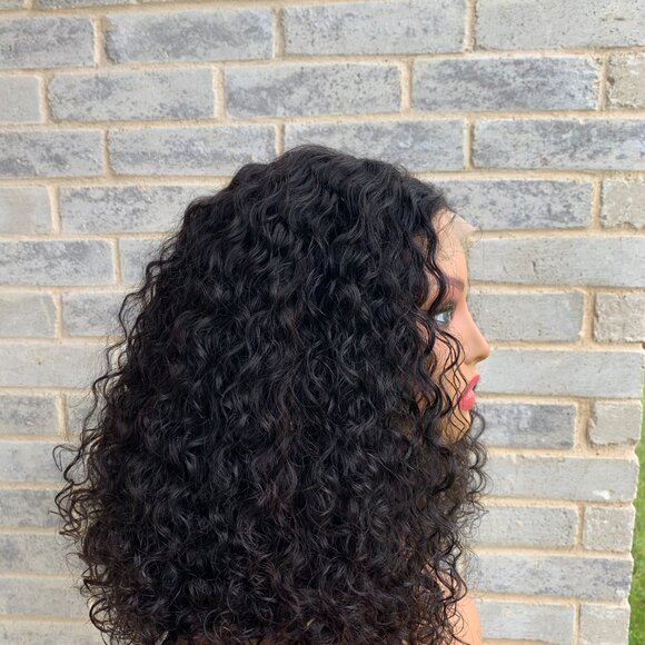 SA curl lace closure wig